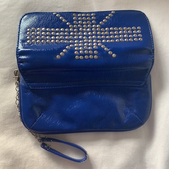 Blue St. Laura Studded Clutch - Picture 3 of 8